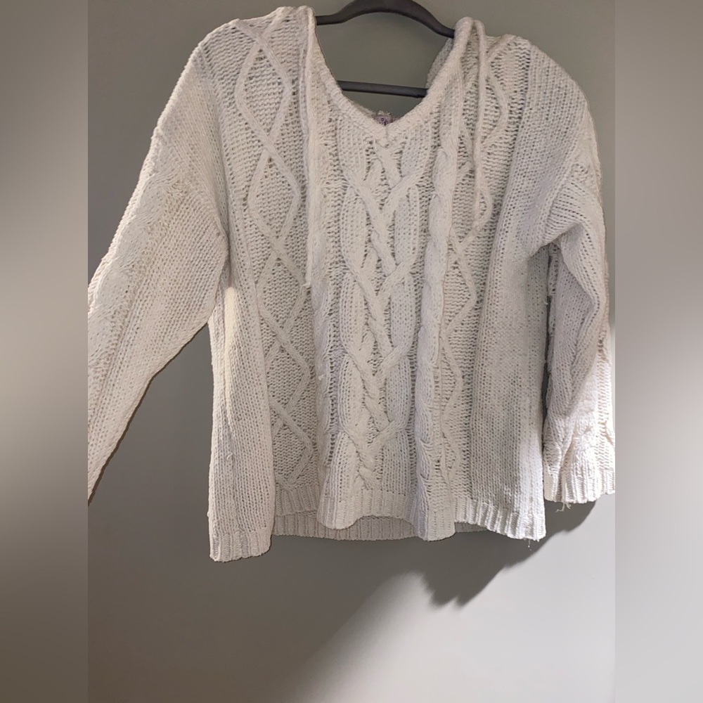 Off-White Chenille Hoodie Sweater